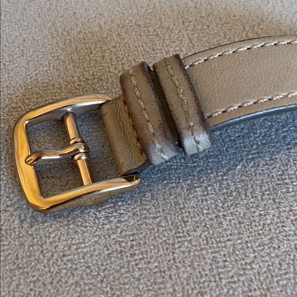 Coach Taupe Leather Strap Watch with Grey Sunray Dial - Picture 9 of 12